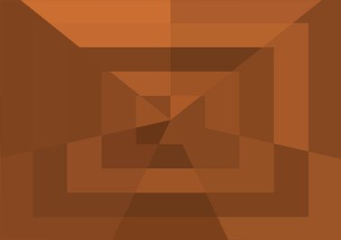 Büyük geometrik şekilli soyut turuncu arkaplan