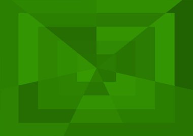 Büyük geometrik şekillere sahip soyut modern yeşil arkaplan