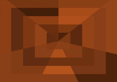 Büyük geometrik şekilli soyut turuncu arkaplan