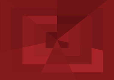 Büyük geometrik şekilli soyut kırmızı arkaplan
