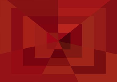 Büyük geometrik şekilli soyut kırmızı arkaplan