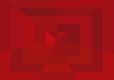 Büyük geometrik şekilli soyut kırmızı arkaplan