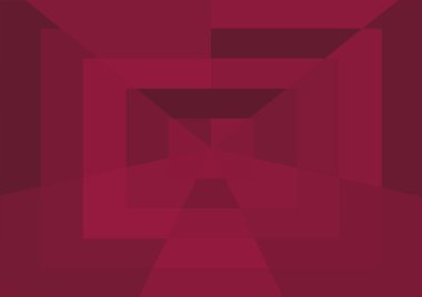 Büyük geometrik şekilli soyut kırmızı arkaplan