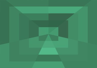 Büyük geometrik şekillere sahip soyut modern yeşil arkaplan