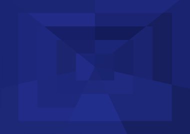 Büyük geometrik şekilli soyut modern mavi arkaplan