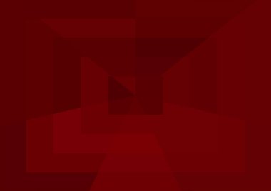 Büyük geometrik şekilli soyut kırmızı arkaplan