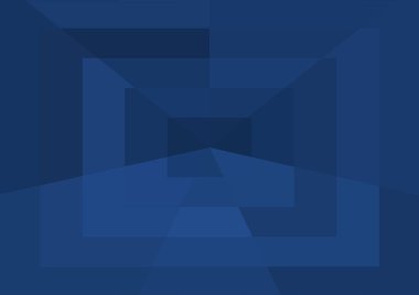 Büyük geometrik şekilli soyut modern mavi arkaplan