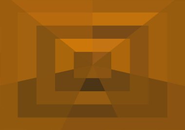 Büyük geometrik şekilli soyut turuncu arkaplan