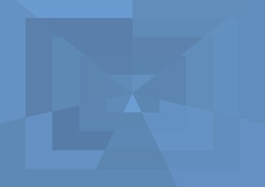 Büyük geometrik şekilli soyut modern mavi arkaplan