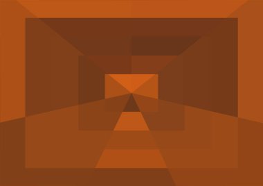 Büyük geometrik şekilli soyut turuncu arkaplan