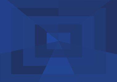 Büyük geometrik şekilli soyut modern mavi arkaplan