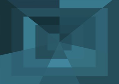 Büyük geometrik şekilli soyut modern mavi arkaplan