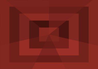 Büyük geometrik şekilli soyut kırmızı arkaplan