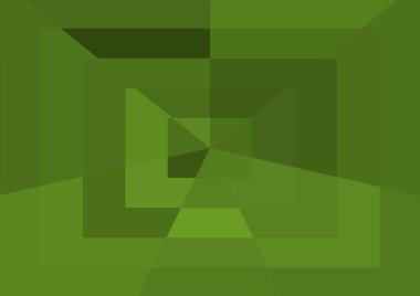 Büyük geometrik şekillere sahip soyut modern yeşil arkaplan