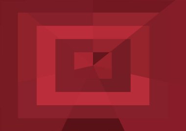 Büyük geometrik şekilli soyut kırmızı arkaplan