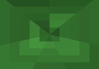 Büyük geometrik şekillere sahip soyut modern yeşil arkaplan