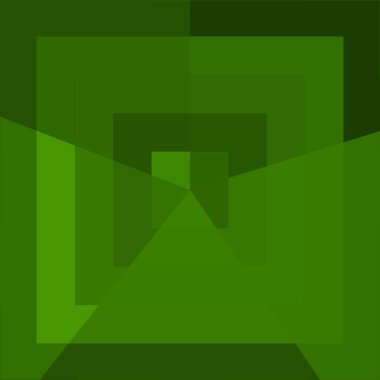 Büyük geometrik şekillere sahip soyut modern yeşil arkaplan