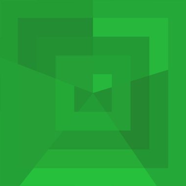 Büyük geometrik şekillere sahip soyut modern yeşil arkaplan