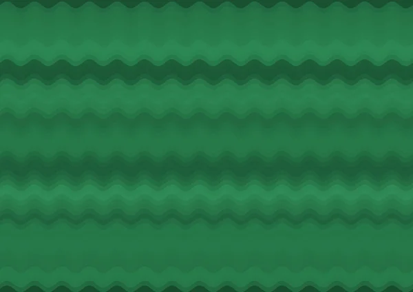 Abstract Decorative Green Background Colored Parallel Waves — Stock Photo, Image