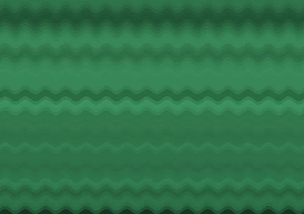 Αφηρημένο Διακοσμητικό Πράσινο Φόντο Χρωματιστά Παράλληλα Κύματα — Φωτογραφία Αρχείου