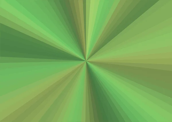 带条纹从中心延伸的现代绿色背景 — 图库照片