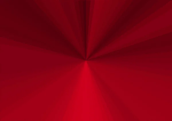 要約中央から伸びる縞のある現代的な赤の背景 — ストック写真