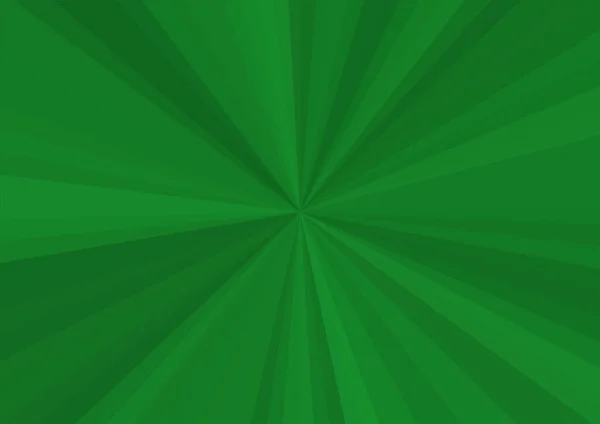 要旨中央から伸びる縞模様の現代的な緑の背景 — ストック写真