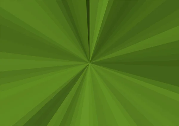 要旨中央から伸びる縞模様の現代的な緑の背景 — ストック写真