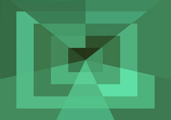 Absztrakt Modern Zöld Háttér Nagy Geometriai Formák — Stock Fotó