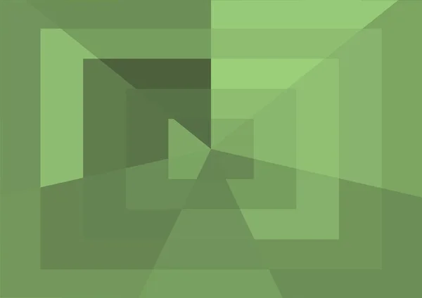 Abstract Moderne Groene Achtergrond Met Grote Geometrische Vormen — Stockfoto