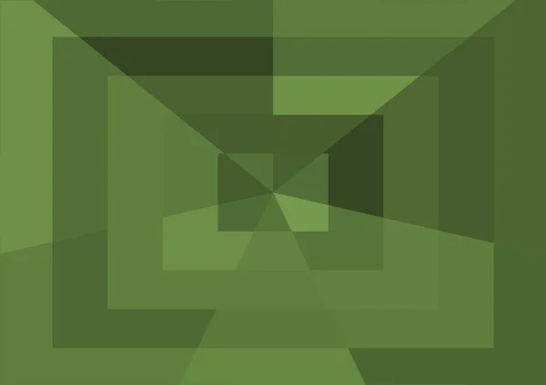 Abstrato Moderno Fundo Verde Com Grandes Formas Geométricas — Fotografia de Stock