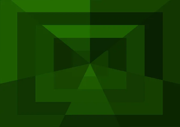 Abstrato Moderno Fundo Verde Com Grandes Formas Geométricas — Fotografia de Stock
