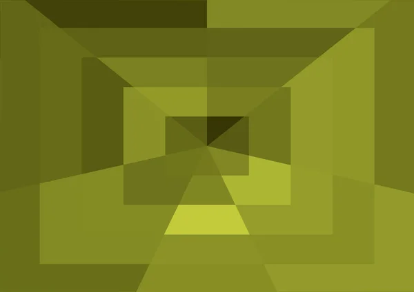 大きな幾何学的形状を持つ現代の黄色の背景 — ストック写真
