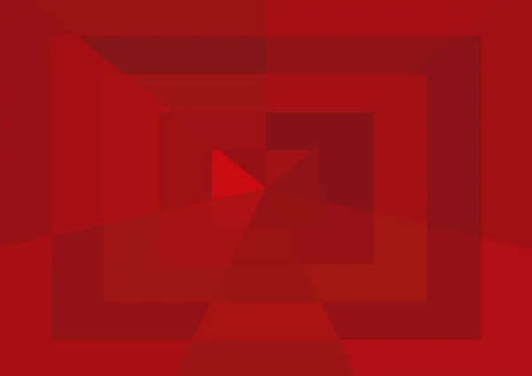 Abstrait Fond Rouge Moderne Avec Grandes Formes Géométriques — Photo