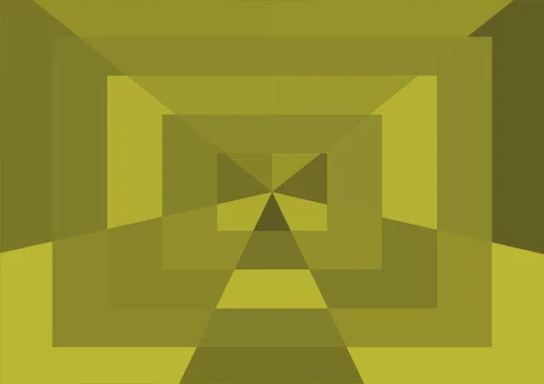 Abstract Moderne Gele Achtergrond Met Grote Geometrische Vormen — Stockfoto