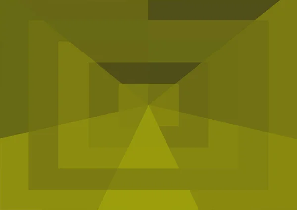 Абстрактний Сучасний Жовтий Фон Великими Геометричними Фігурами — стокове фото