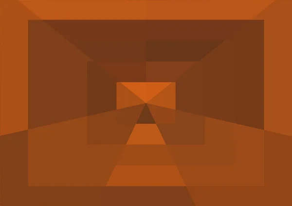 Abstrait Fond Orange Moderne Avec Grandes Formes Géométriques — Photo