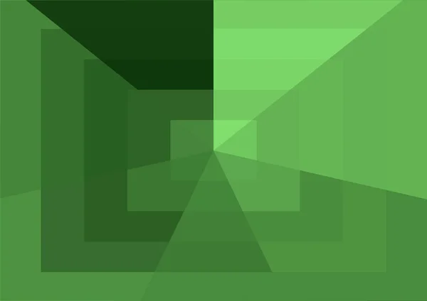 Abstrakt Modern Grön Bakgrund Med Stora Geometriska Former — Stockfoto