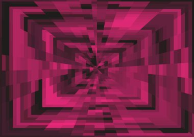 Piksel ve projeksiyon efektli soyut modern arkaplan