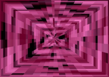 Piksel ve projeksiyon efektli soyut modern arkaplan