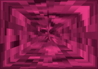 Piksel ve projeksiyon efektli soyut modern arkaplan