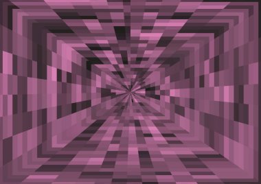 Piksel ve projeksiyon efektli soyut modern arkaplan