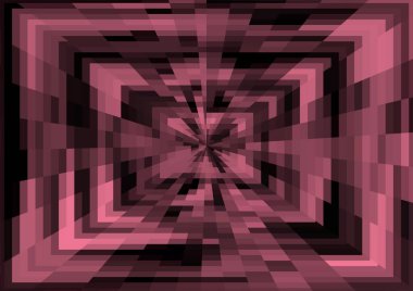 Piksel ve projeksiyon efektli soyut modern arkaplan