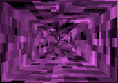 Piksel ve projeksiyon efektli soyut modern arkaplan