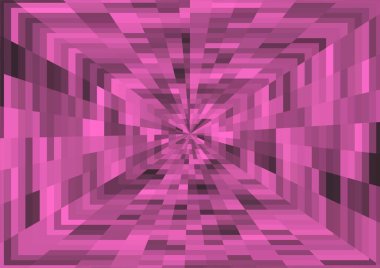 Piksel ve projeksiyon efektli soyut modern arkaplan