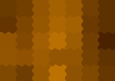 Dalgalarla dalgalanan büyük renk kare pikselleri ile soyut dekoratif arkaplan