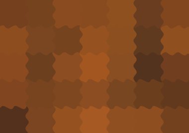 Dalgalarla dalgalanan büyük renk kare pikselleri ile soyut dekoratif arkaplan