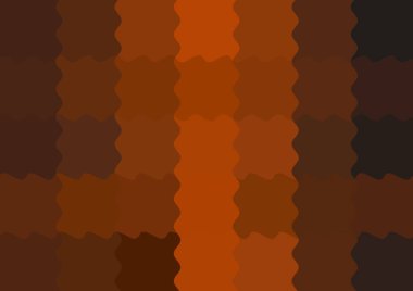 Dalgalarla dalgalanan büyük renk kare pikselleri ile soyut dekoratif arkaplan