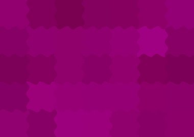 Dalgalarla dalgalanan büyük renk kare pikselleri ile soyut dekoratif arkaplan