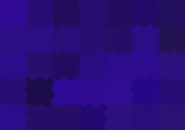 Dalgalarla dalgalanan büyük renk kare pikselleri ile soyut dekoratif arkaplan